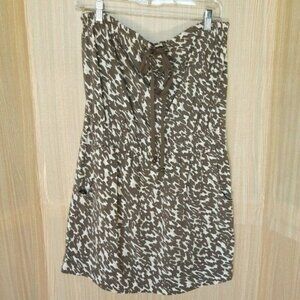 Loft Strapless Knit Dress Medium
